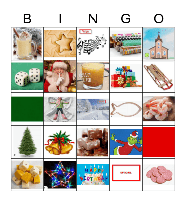 Lenius Christmas BINGO Card