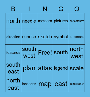 mapping std 4 Bingo Card