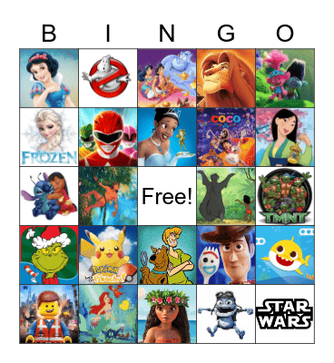 MUSIC BINGO Card