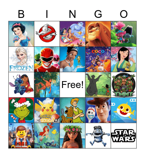 MUSIC BINGO Card