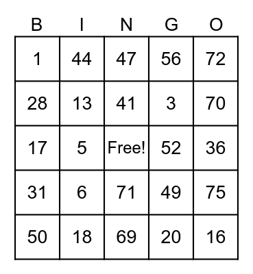 HAPPY NEW YEAR SMART PFM Bingo Card