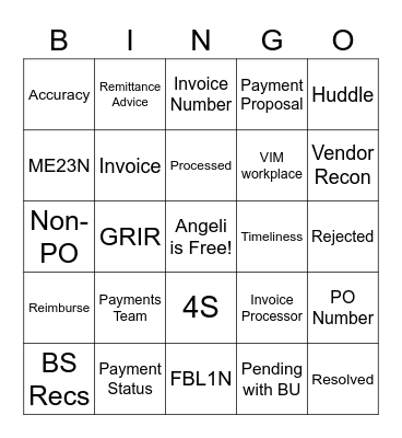 APA BINGO Card