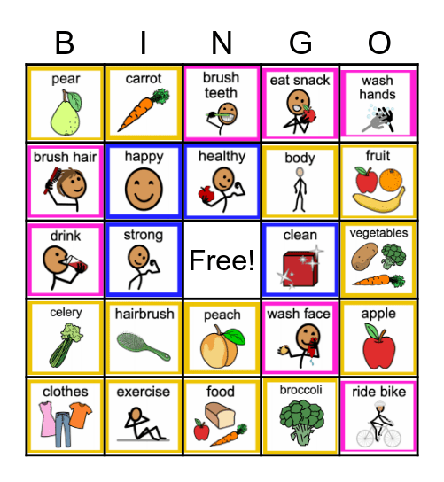 January ULS Vocabulary Bingo Card