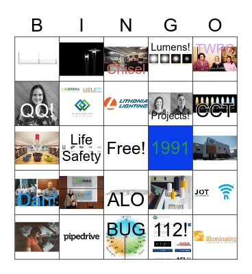 Wow Lighting Bingo Night Bingo Card