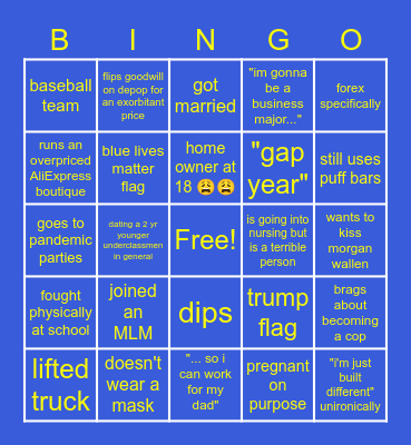Bos Peaked Before Graduation 2021 Bingo Card