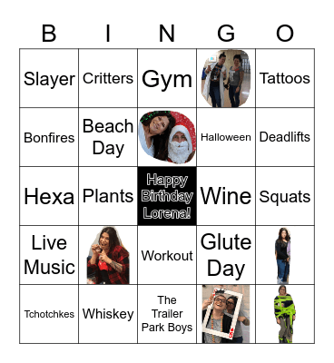 Lorena Bingo! Bingo Card