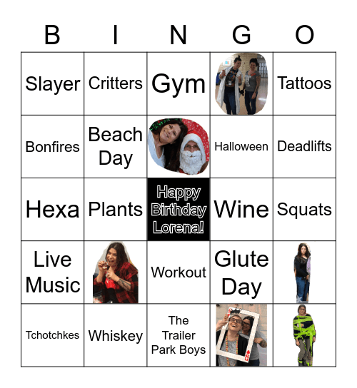 Lorena Bingo! Bingo Card