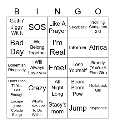 3-28 Tavern #2 Bingo Card