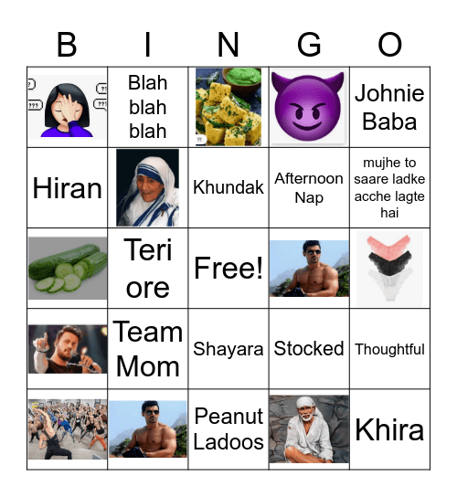 Happy Birthday Rakhi! Bingo Card