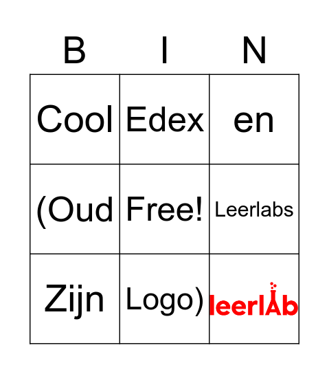 Test1.2.3 Bingo Card