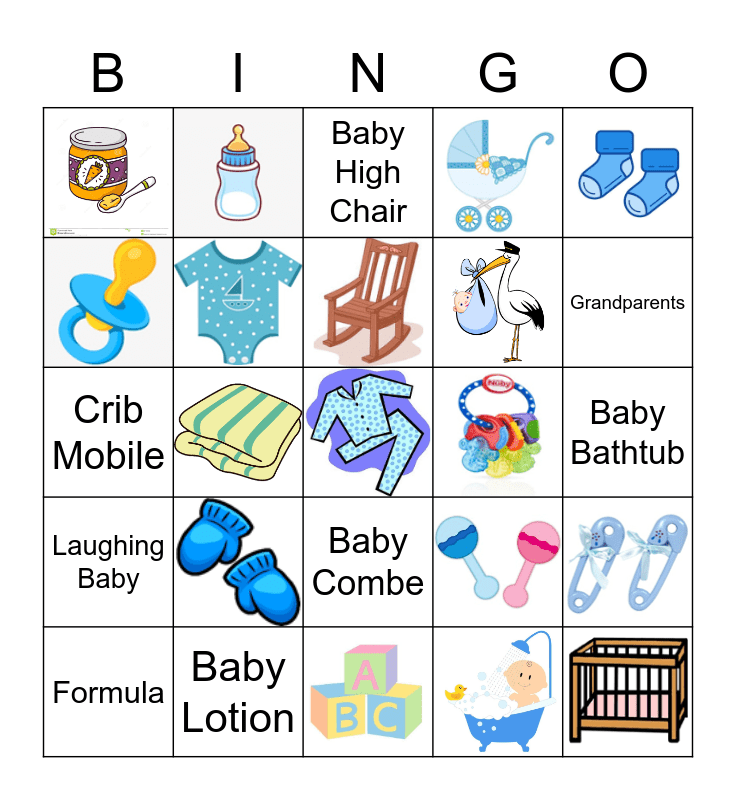 STEPH'S BABY BINGO Card