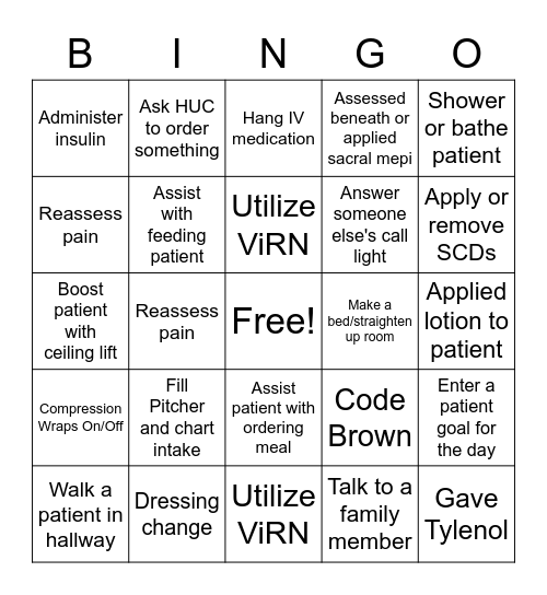 SUNDAY FUNDAY BINGO Card