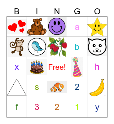 Birthday Fun Bingo Card