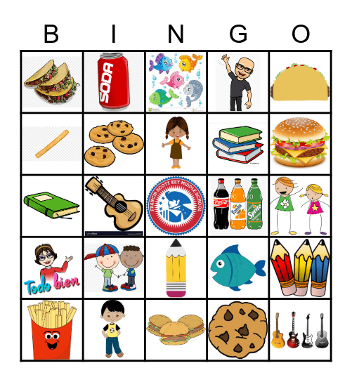 Definite Articles (el/la, los/las) Bingo Card