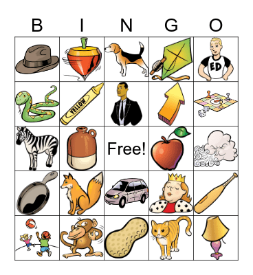 Beginning Sound Bingo Card