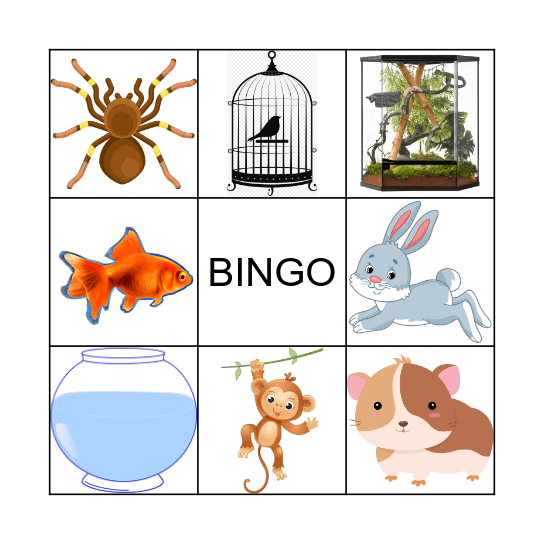 PETS BINGO Card