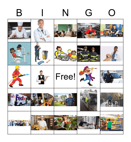 Careers Bingo Card