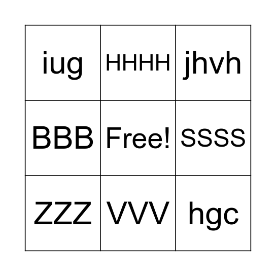 Beaver Badge Bingo! Bingo Card