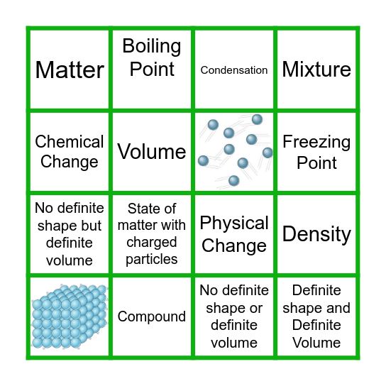 Matter Review Hines Bingo Card