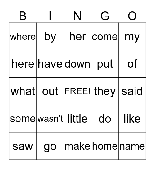 Beginning SIPPS 2nd quarter/1 Bingo Card