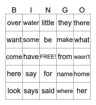 Beginning SIPPS 2nd quarter/2 Bingo Card