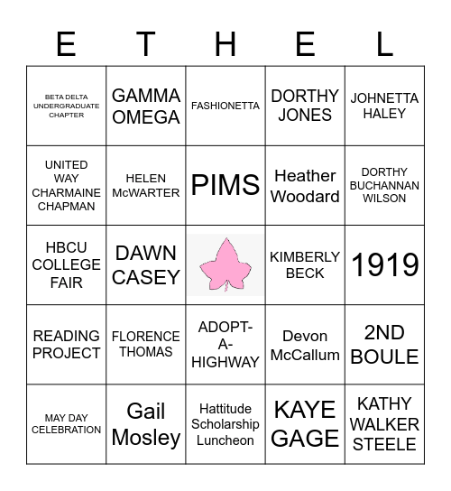 METROPOLITAN J-15 Bingo Card