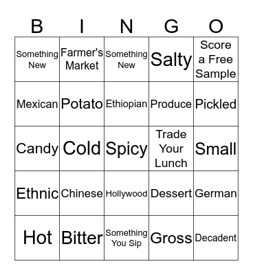 #LAEXPERIENCE2015 Bingo Card