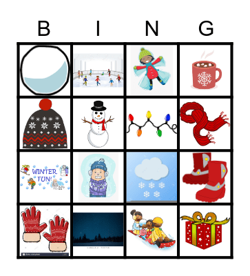 WINTER BINGO Card