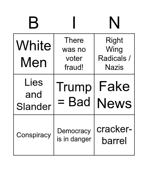 Every bullshit article ever Bingo Card