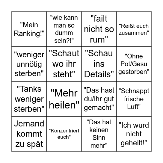 Raidbingo Card