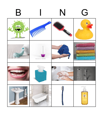 KEEP CLEAN! Bingo Card
