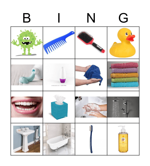 KEEP CLEAN! Bingo Card