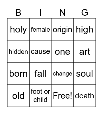 WWW 10 Bingo! Bingo Card
