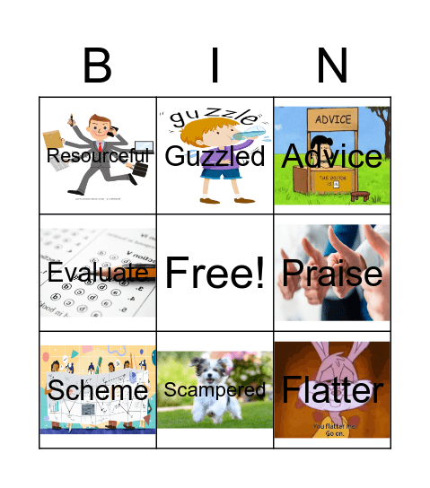 Key words and Academic words 4.2 Bingo Card