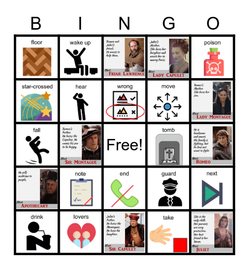 Chapter 5 Bingo Card