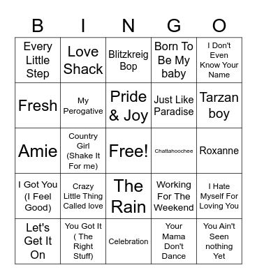 Three Odd Guys #2 Bingo Card