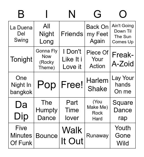 Three Odd Guys #3 Bingo Card