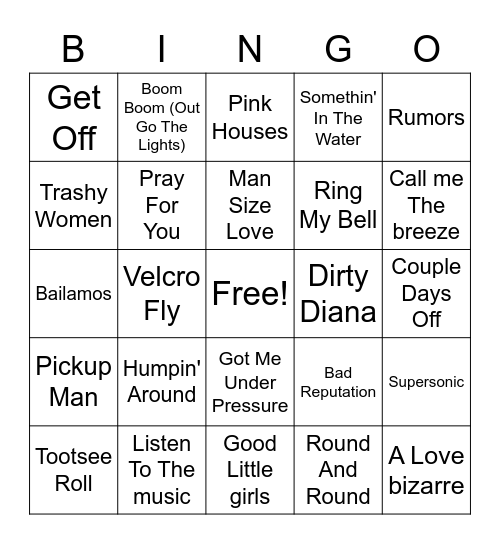 Three Odd Guys #4 Bingo Card