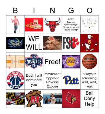 SOUTH RIVER GIRLS BBALL Bingo Card