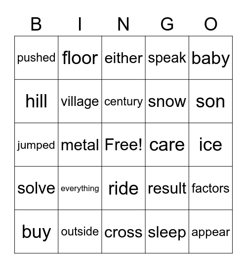 Baomei's 1/11/21 Bingo Card Bingo Card