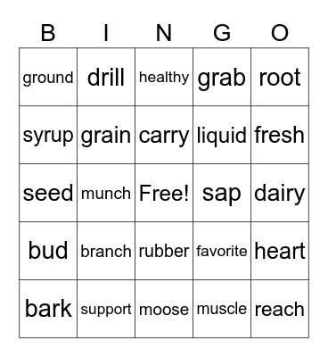 BR-120-L1-nonfiction-U5~U8 Bingo Card