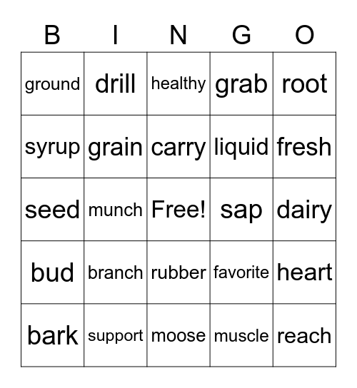 BR-120-L1-nonfiction-U5~U8 Bingo Card