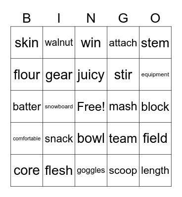 BR-120-L1-nonfiction-U9~12 Bingo Card