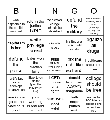 earn your swag unlock Bingo Card