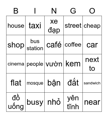 Where Bingo Card