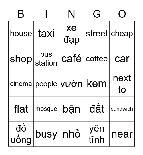 Where Bingo Card
