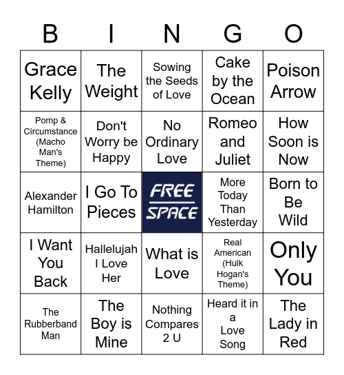 TRL2: Electric Boogaloo Bingo Card