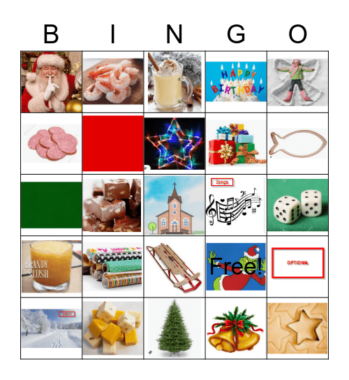 Lenius Christmas BINGO Card