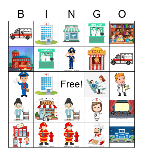 My community Bingo Card