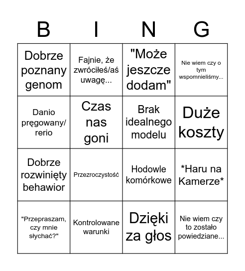 El bingo neuropatólogico Bingo Card